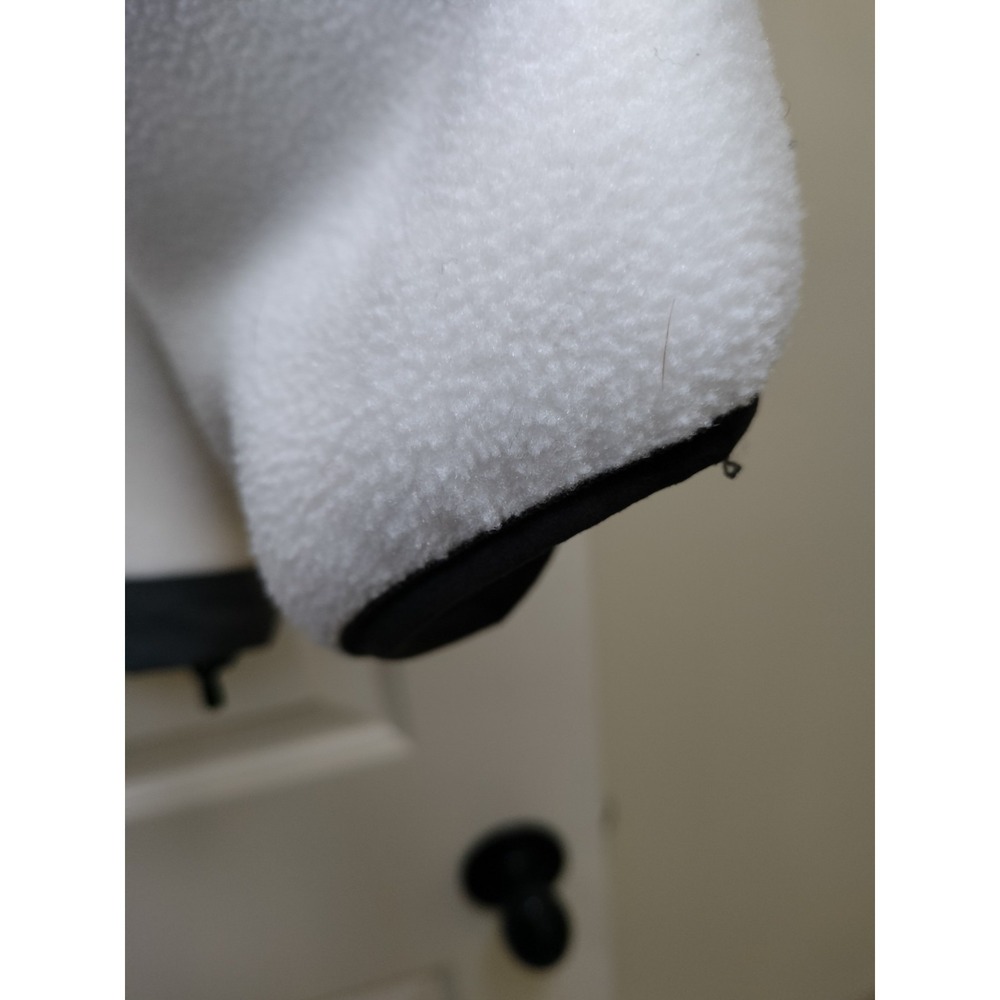 TNF The North Face Denali Fleece Jacket Womens XL White Gray Full Zip Polartec - Picture 16 of 16